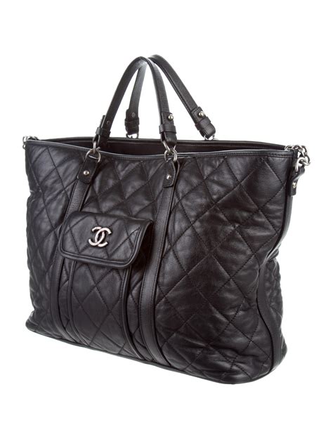 20cm chanel bag|large zipped shopping bag Chanel.